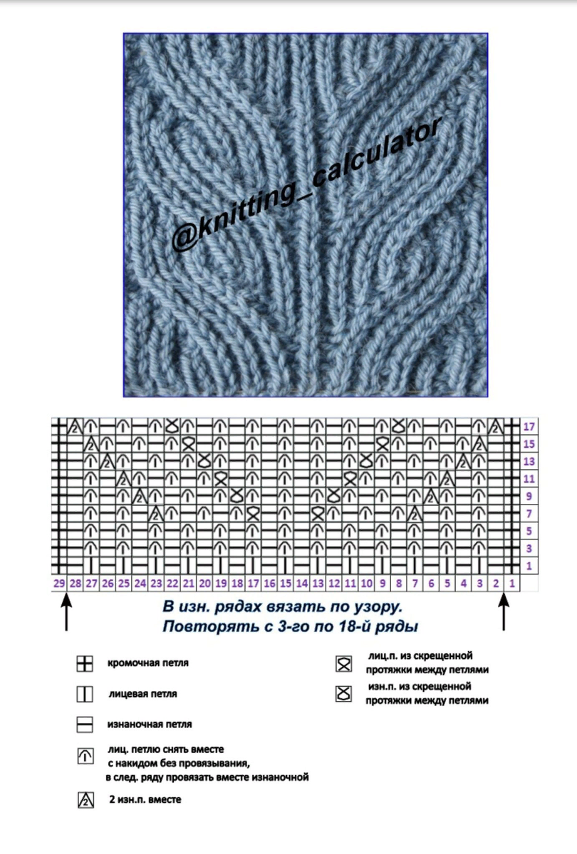 Pin on Вязание спицами Knitting stitches, Knitting charts, Knitting patterns