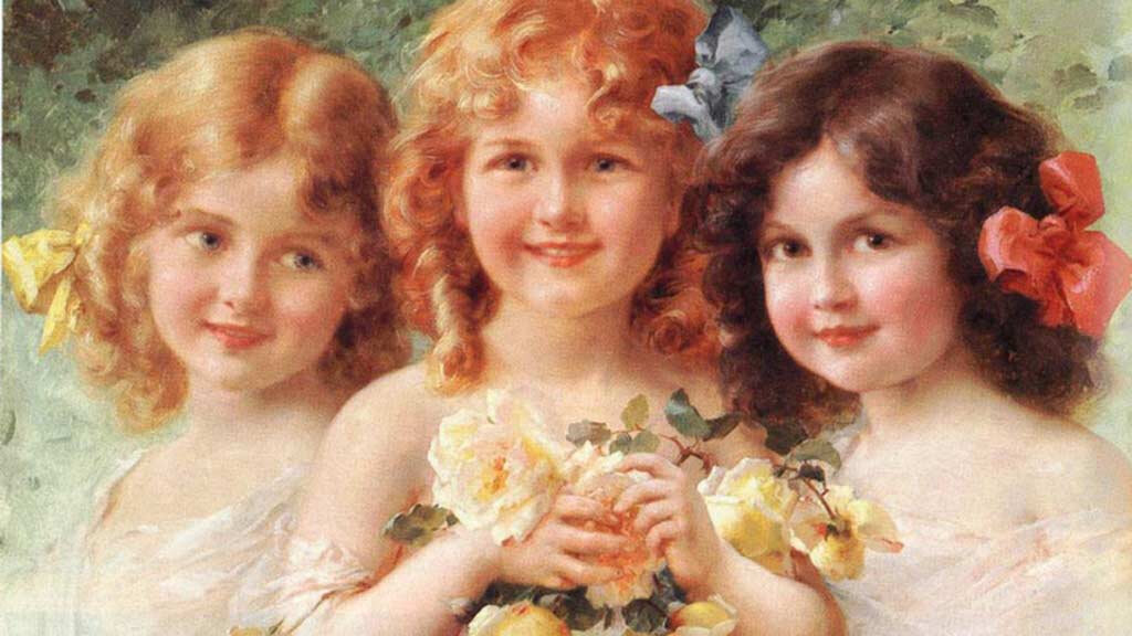 "Сёстры"  художник Эмиль Вернон.