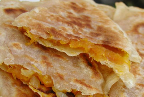 Кутабы  с тыквой. 