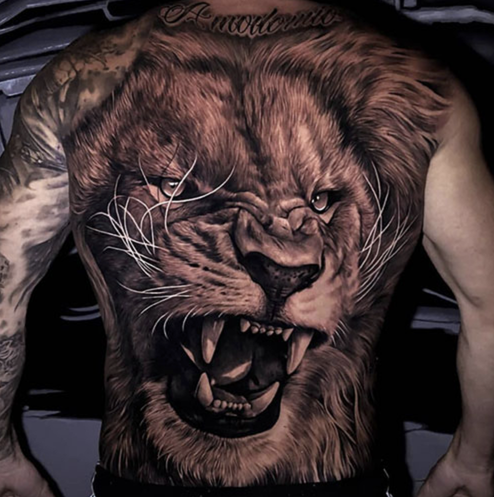 Татуировка «лев» — значение, фото