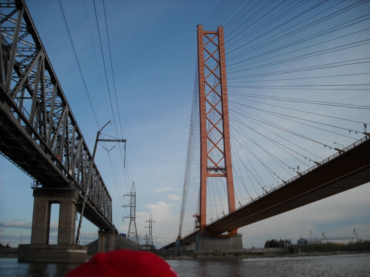 Строительство моста в приобье