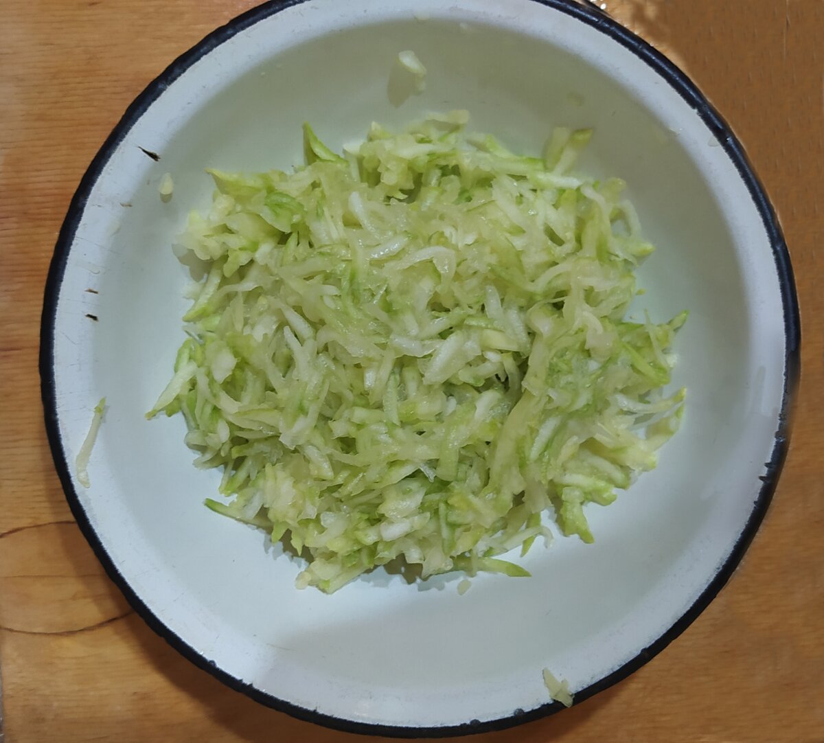 Натертый кабачок