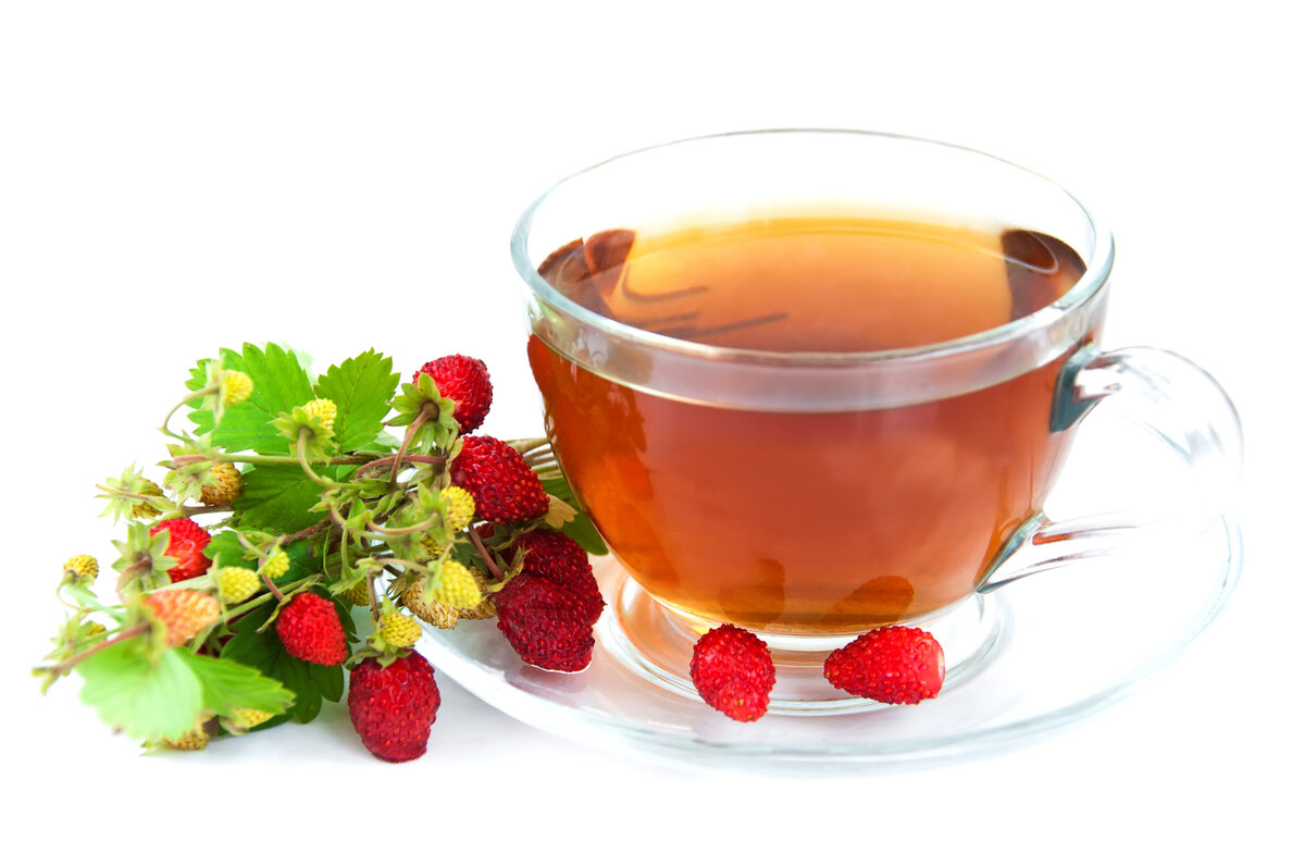 К сожалению найти  в ближайшей аптеке листочки земляники я не смогла, как и заварить для наглядности чай по рецепту, но я обязательно покажу вам этот чай летом, когда можно будет взять свежие листочки и главное ягодки. Источник: mtdata.ru