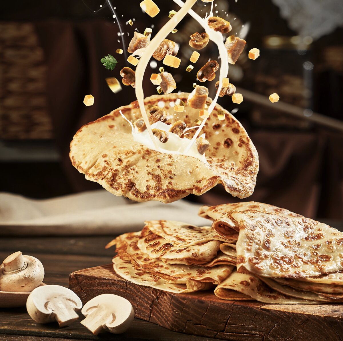 Наши блинчики, которые мы фотографировали без фотошопа🌚