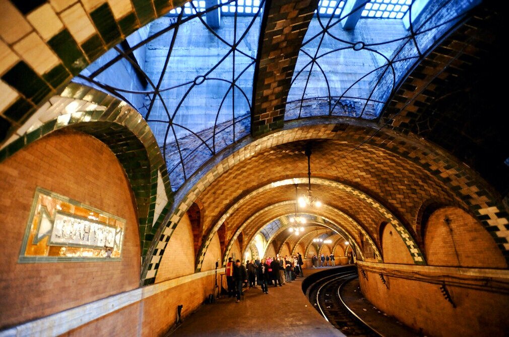 Станции метро в нью йорке фото