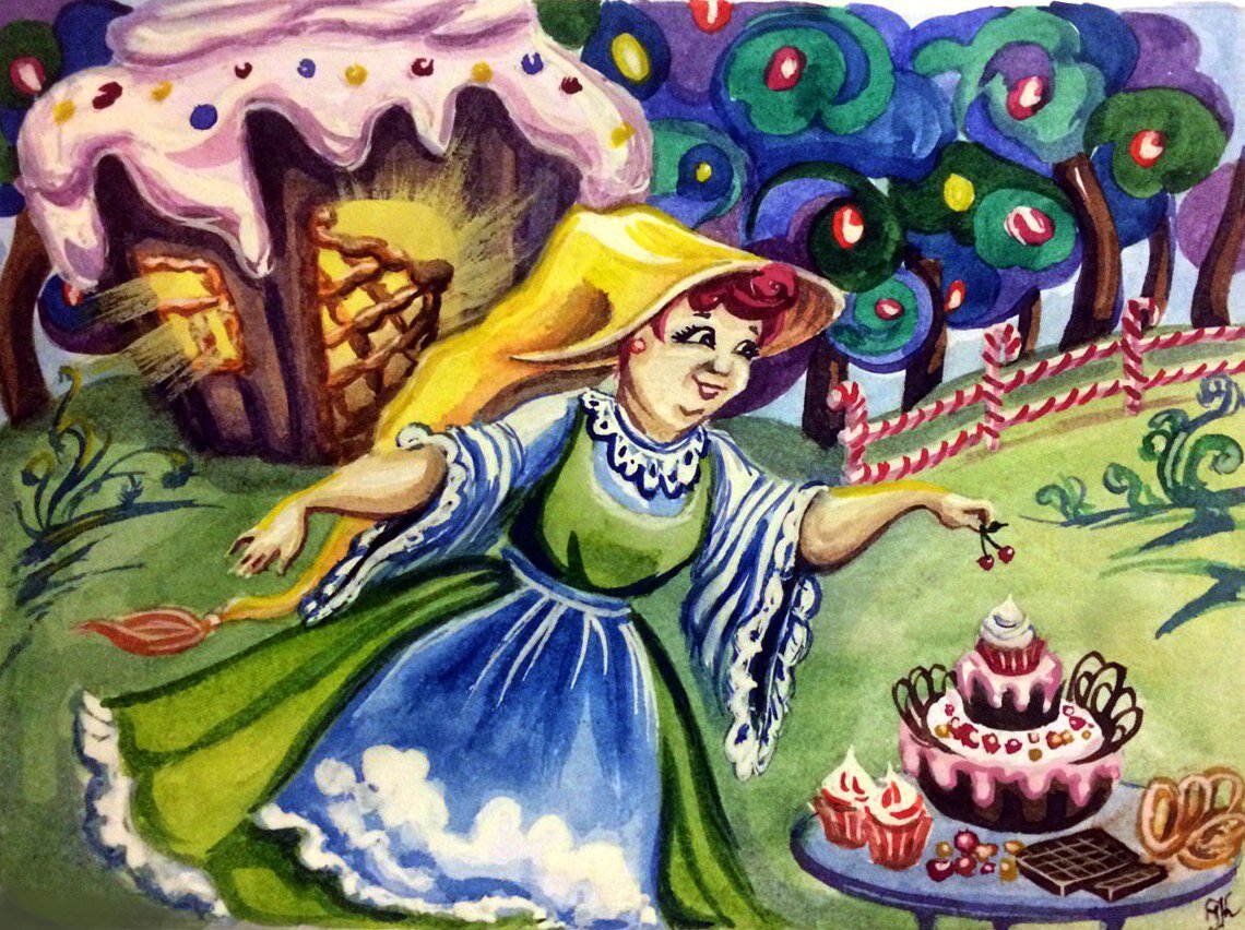 Рисунок Ирины Феи из книги "Долина сновидений правителя ночи, Сна"