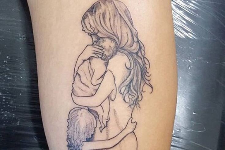 Материнские Татуировки Для Вдохновения. Встречайте Лучшую Материнскую Татуировку.