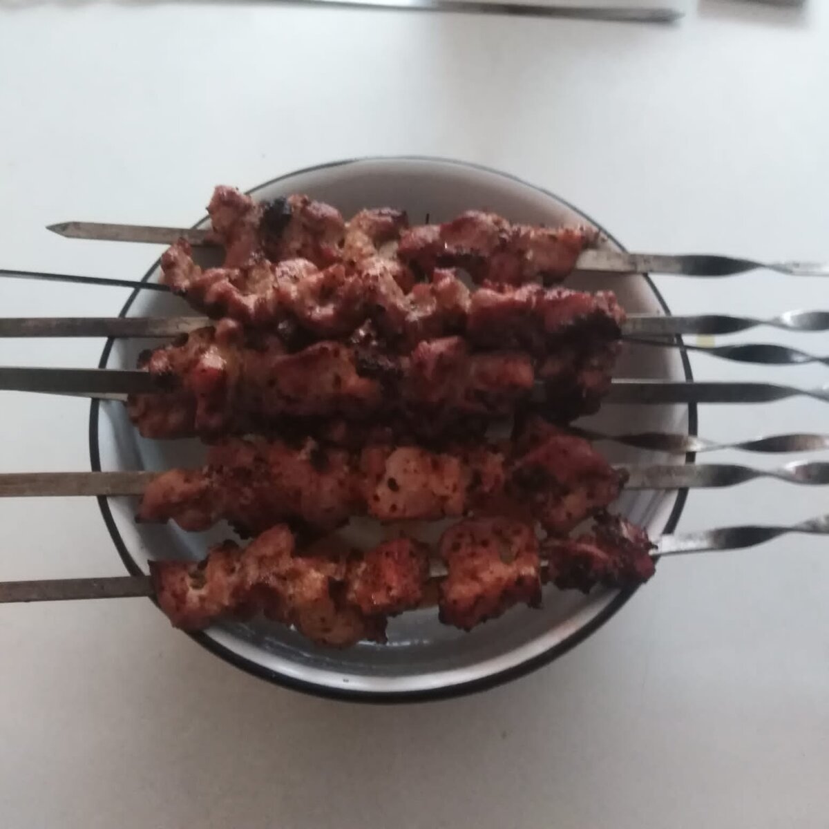 Шашлык от мужа     фото автора