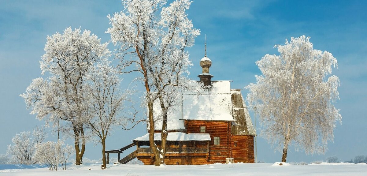 Зимний храм в Суздале