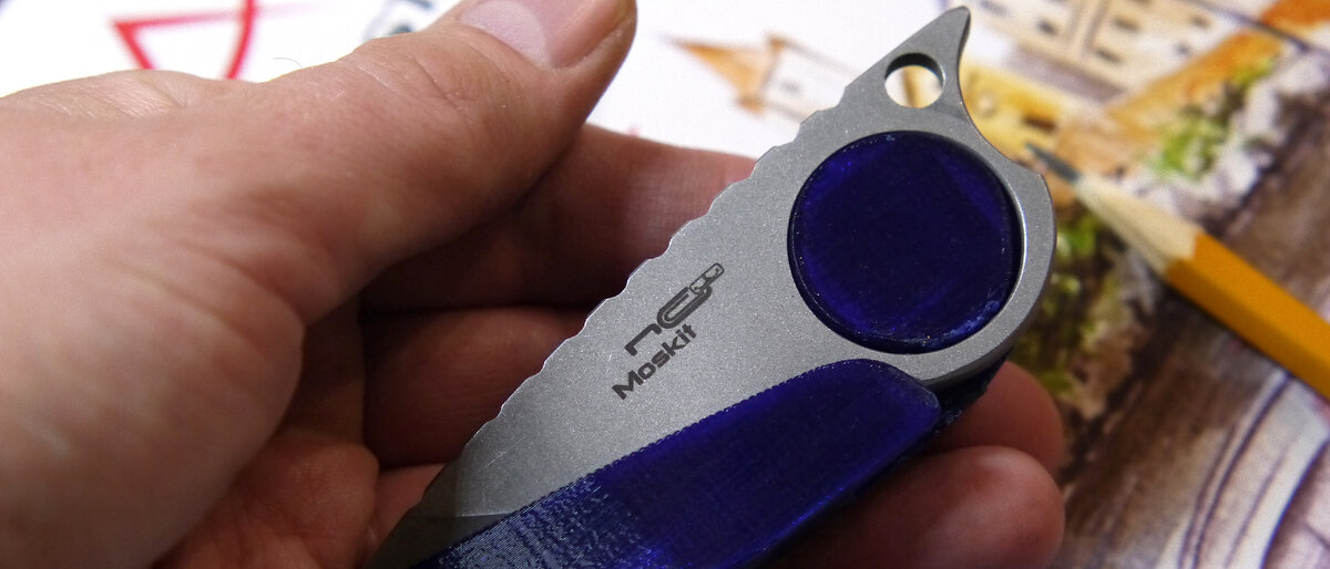 Нож лёгий и компактный.