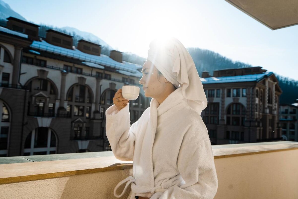 Вид из номера апарт-отеля «Бонус» 