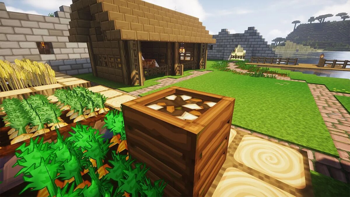 Атмосферная картинка        и Класный текстурпак!