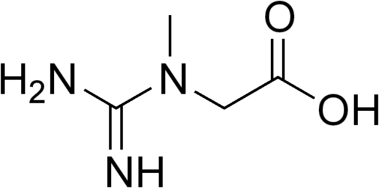 Структурная формула креатина