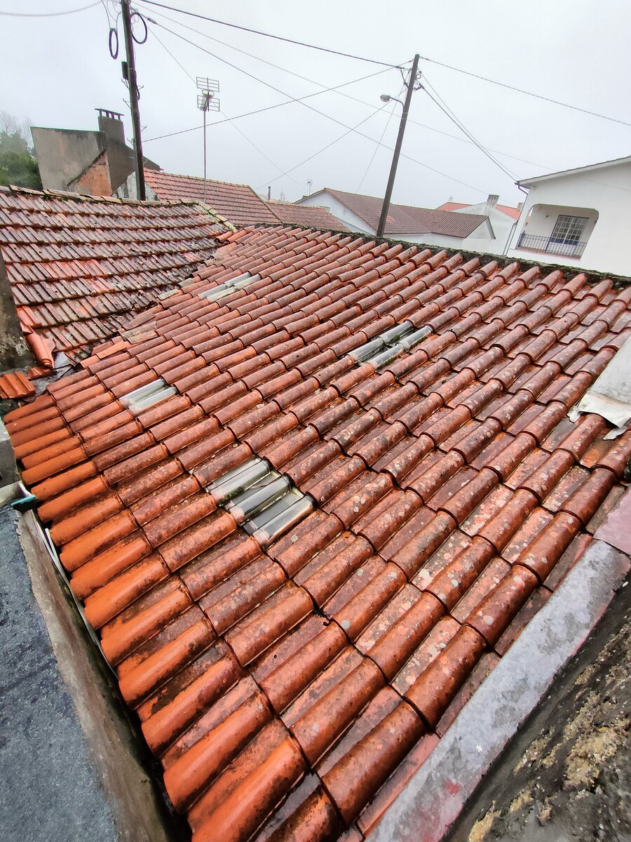 Прозрачная черепица служит источником света в доме