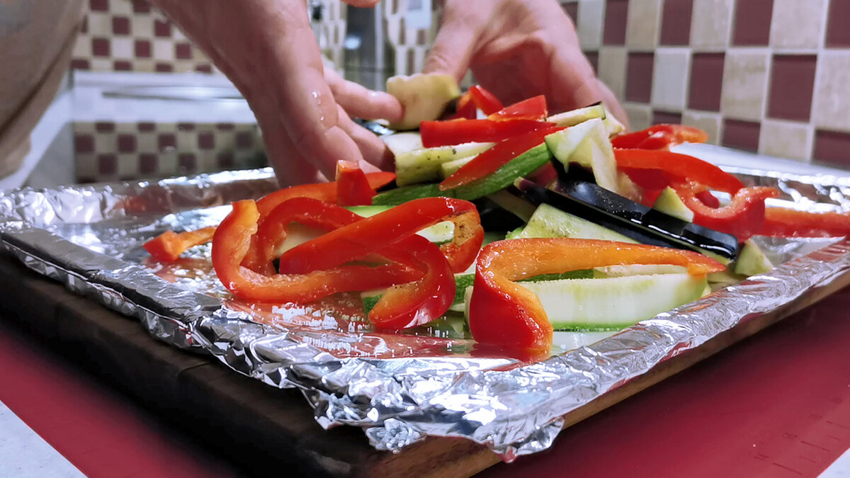 Тот самый случай, когда без мяса тоже очень вкусно. Овощи на ужин под любой  гарнир (рецепт в духовке) | Розовый баклажан | Дзен