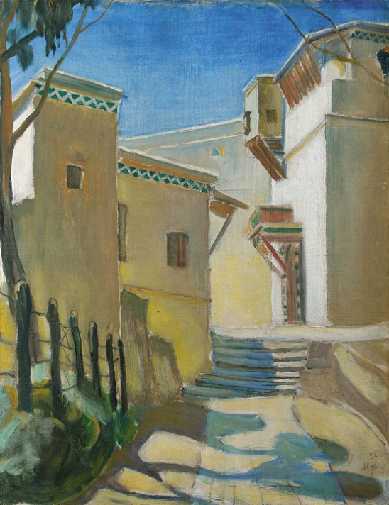 Алжир. Касба. 1907 г. Холст, масло. 47.5 x 36 см. Омский областной музей изобразительных искусств имени М.А. Врубеля