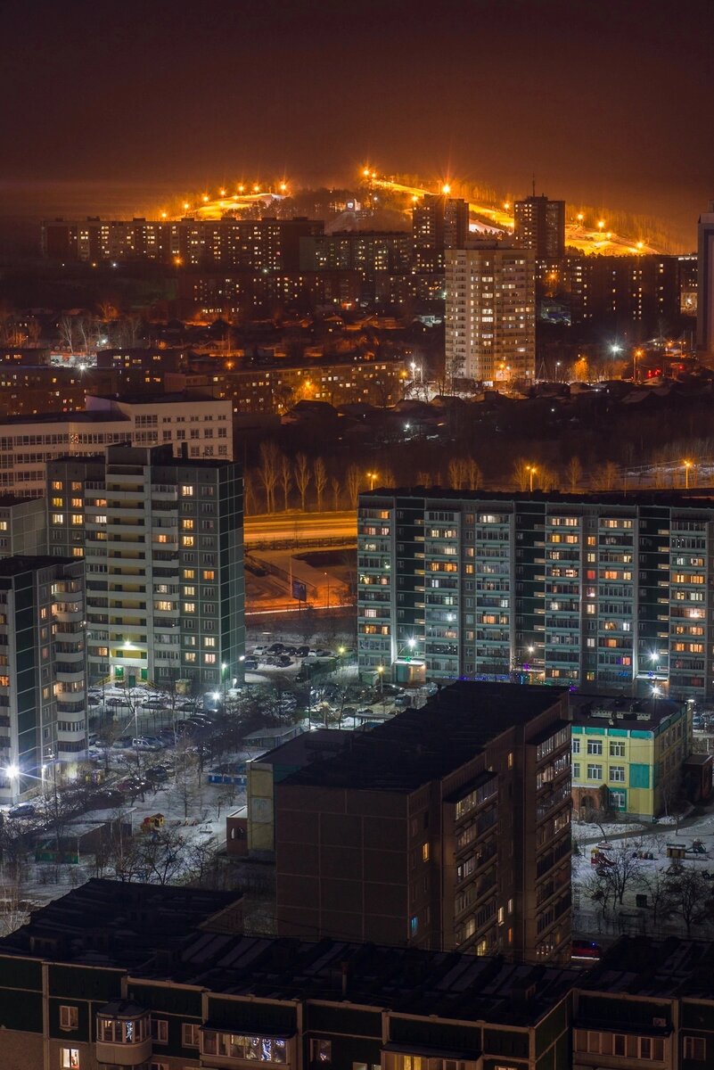 Ночной город. С просторов интернета. 