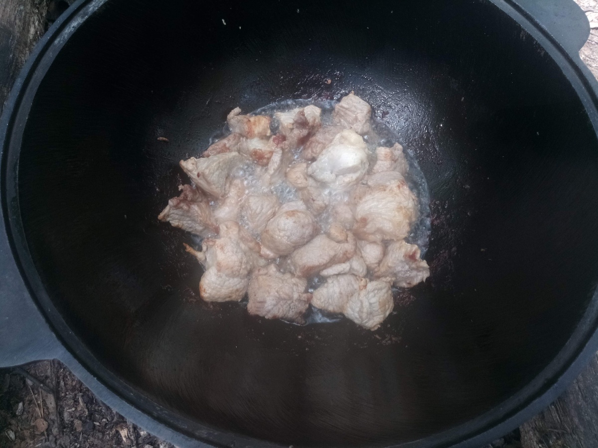 Плов на мангале