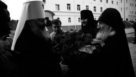 Митрополит Кирилл (Наконечный) и схиигумен Сергий