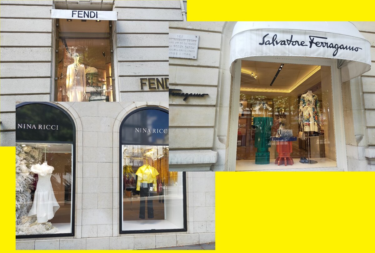 Avenue Montaigne - магазины на этом проспекте.