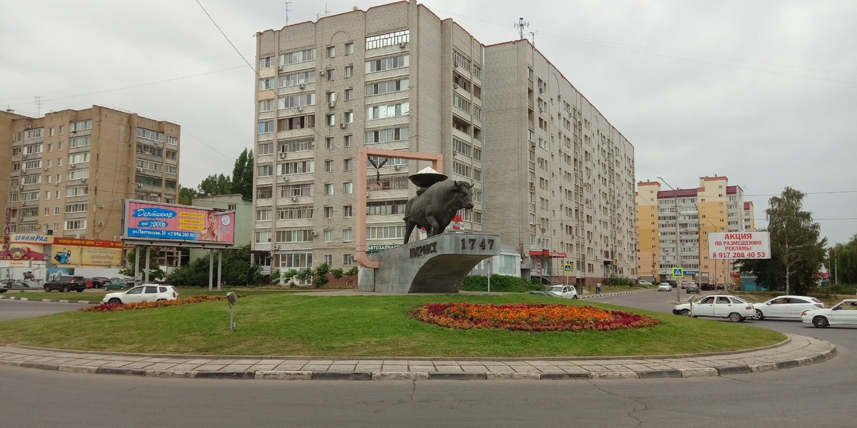 Красавец бык - визитная карточка города Энгельса