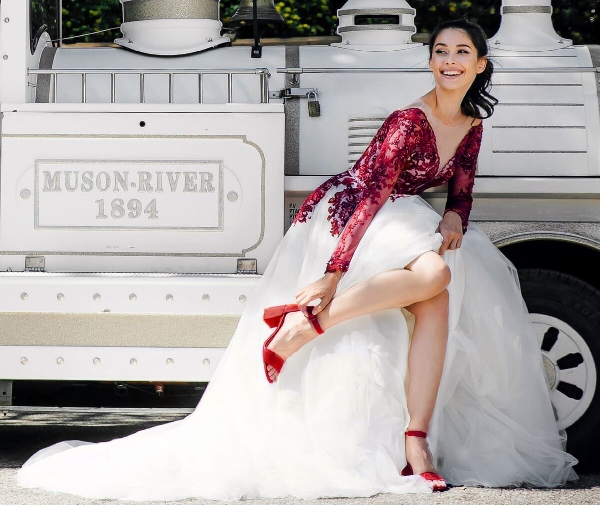 Свадебное платье в этно стиле