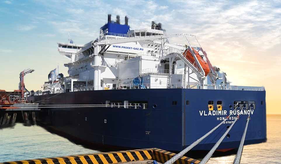 Танкер ледового класса Arc7 "Владимир Русанов"