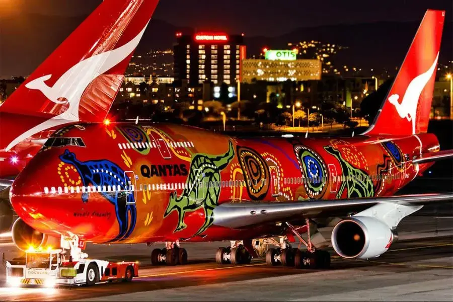 Самый красивый самолет. Боинг 747 ливреи. Boeing 747 Qantas. Qantas авиакомпания Boeing-747-400. Boeing 747-400 Qantas.