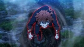 Кадр из аниме "Великий из бродячих псов"