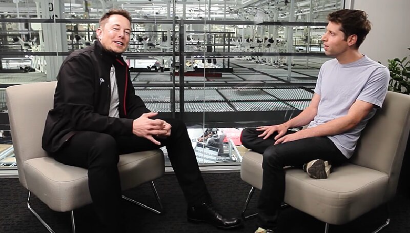 Илон Маск и Сэм Алтман