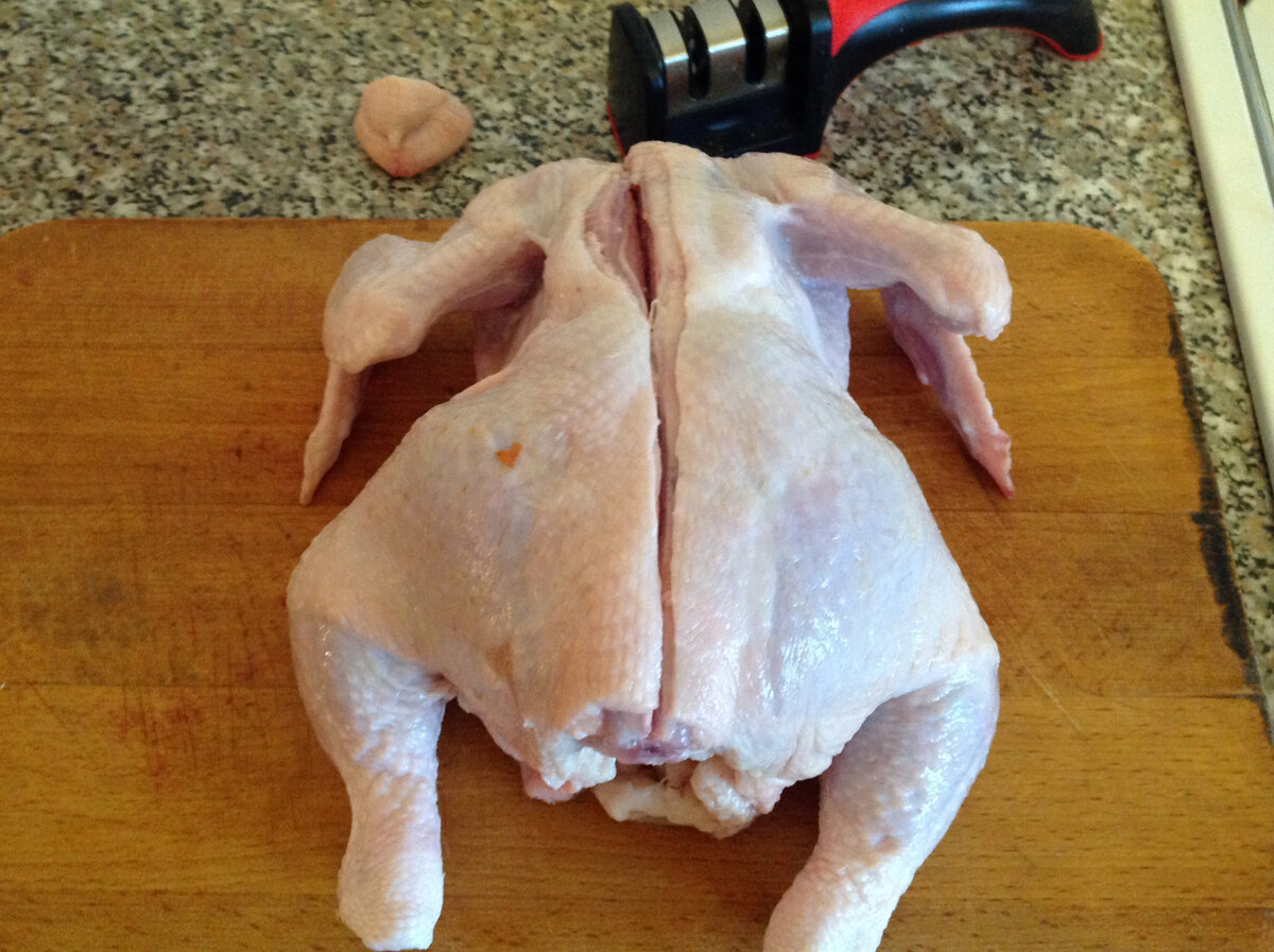 Курица без костей, запеченная в духовке