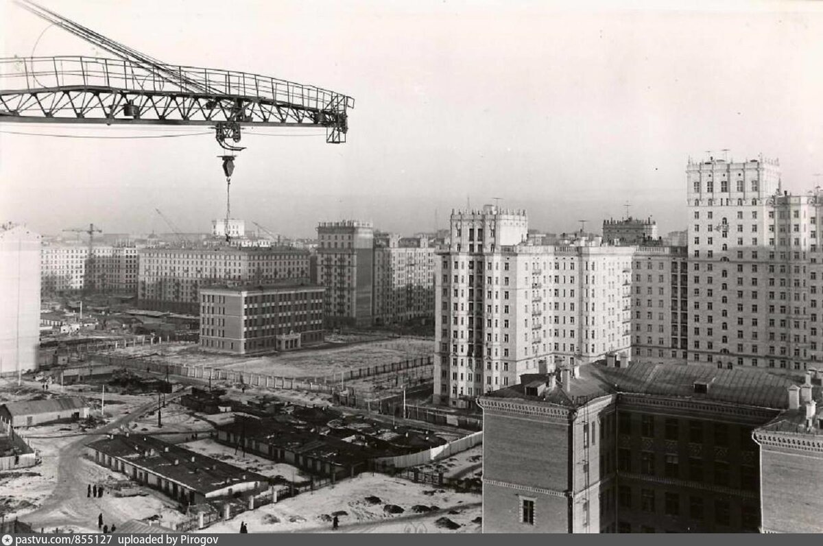 Проект Фрунзенской набережной 1950
