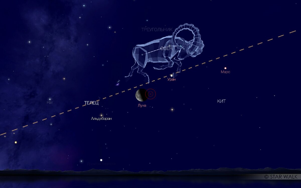 Скрин звездного неба