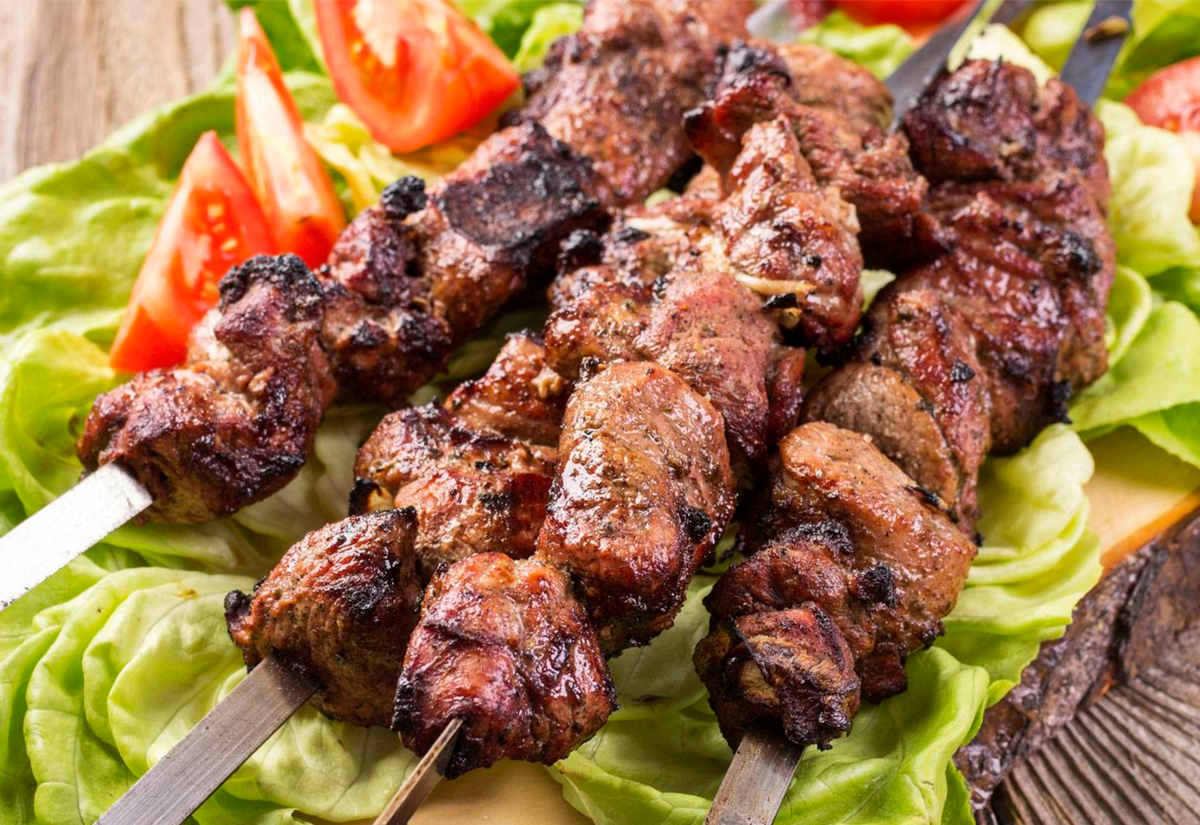 Шашлык, так сказать, классический