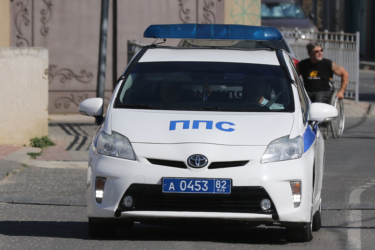 Toyota Prius на службе полиции в Крыму