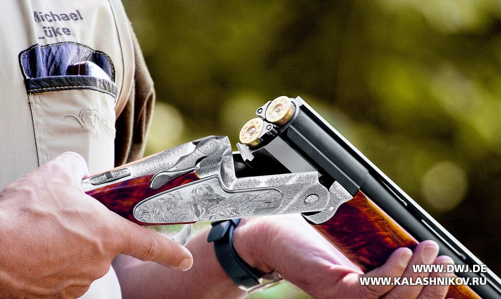 Двуствольное ружьё Blaser F3 с открытым затвором