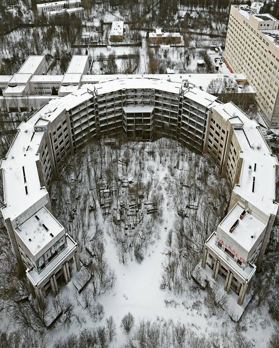 заброшенная больница в москве