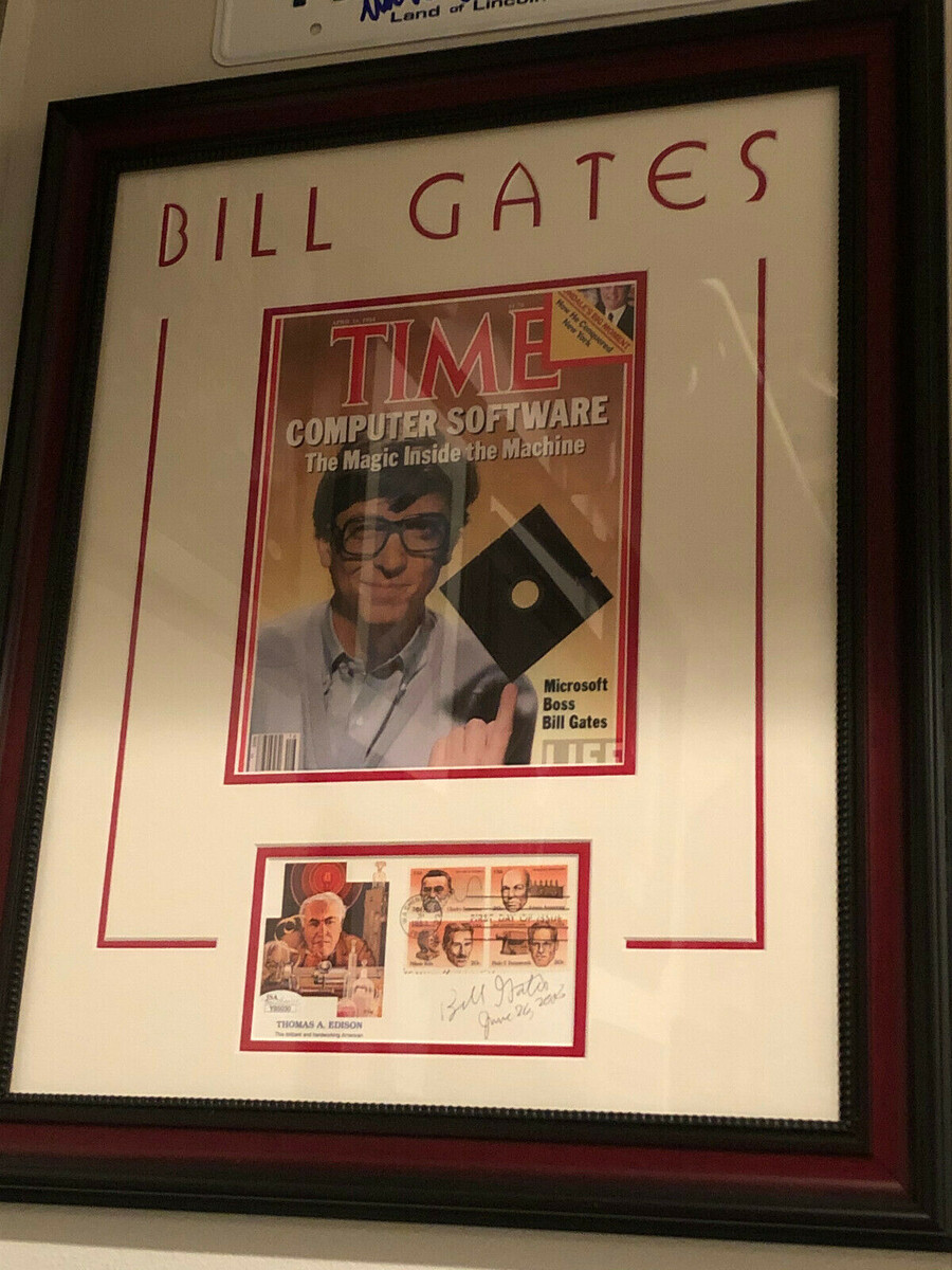 Автограф Билла Гейтса