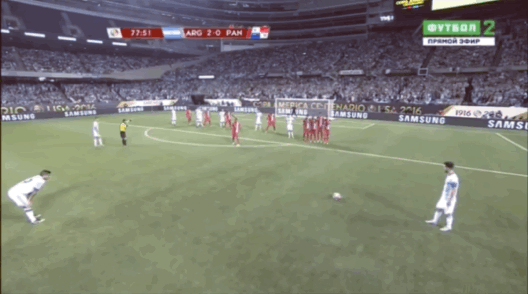 Гол Лео Месси на Кубке Америки 2016 в ворота сборной Панамы