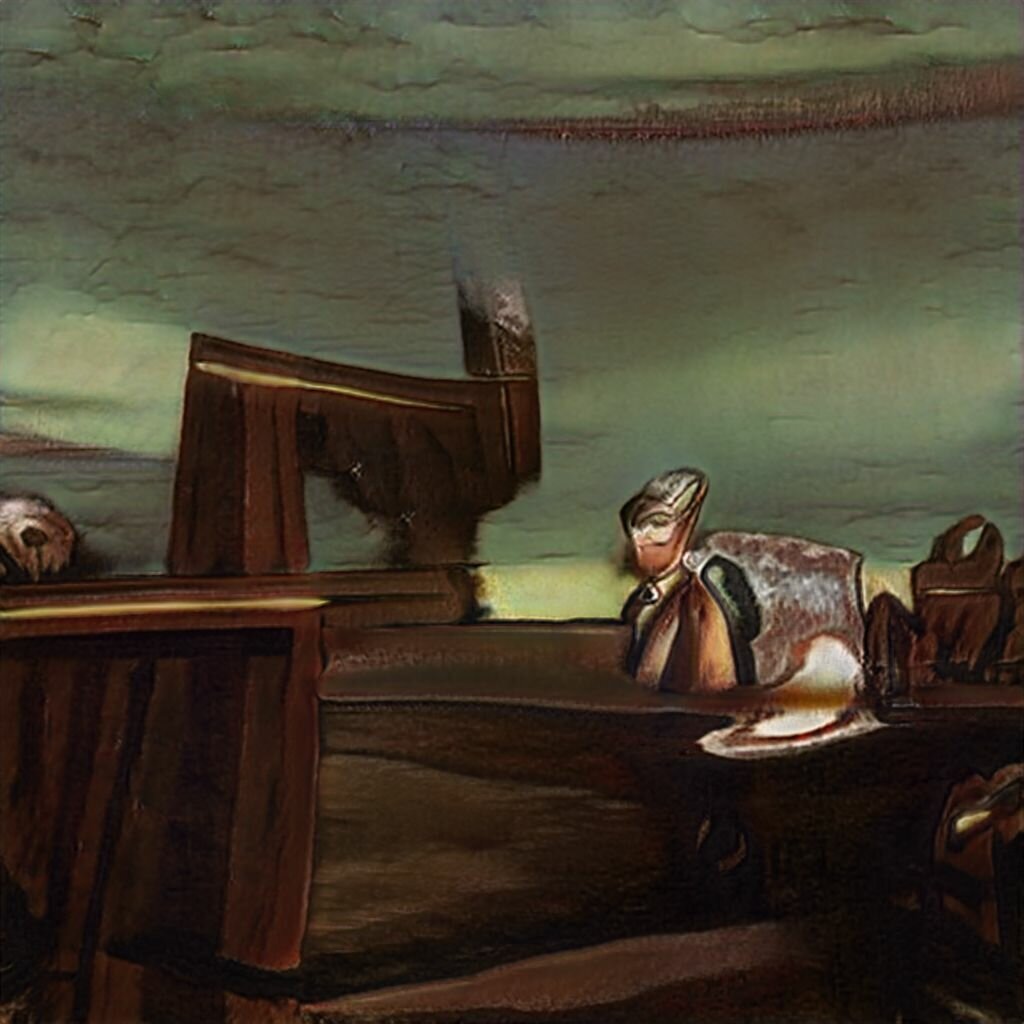 Картина "Представления о командной работе", созданная нейросетью Яндекс.Алиса