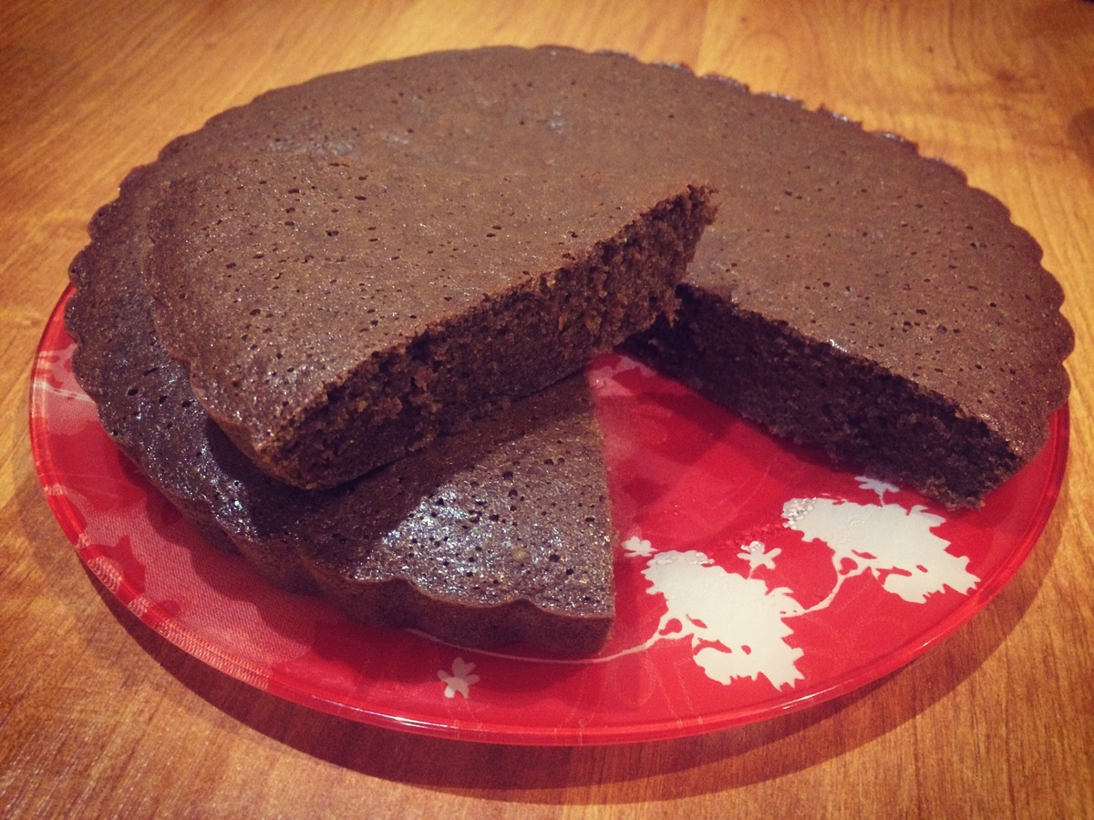 Морковно-шоколадный пирог