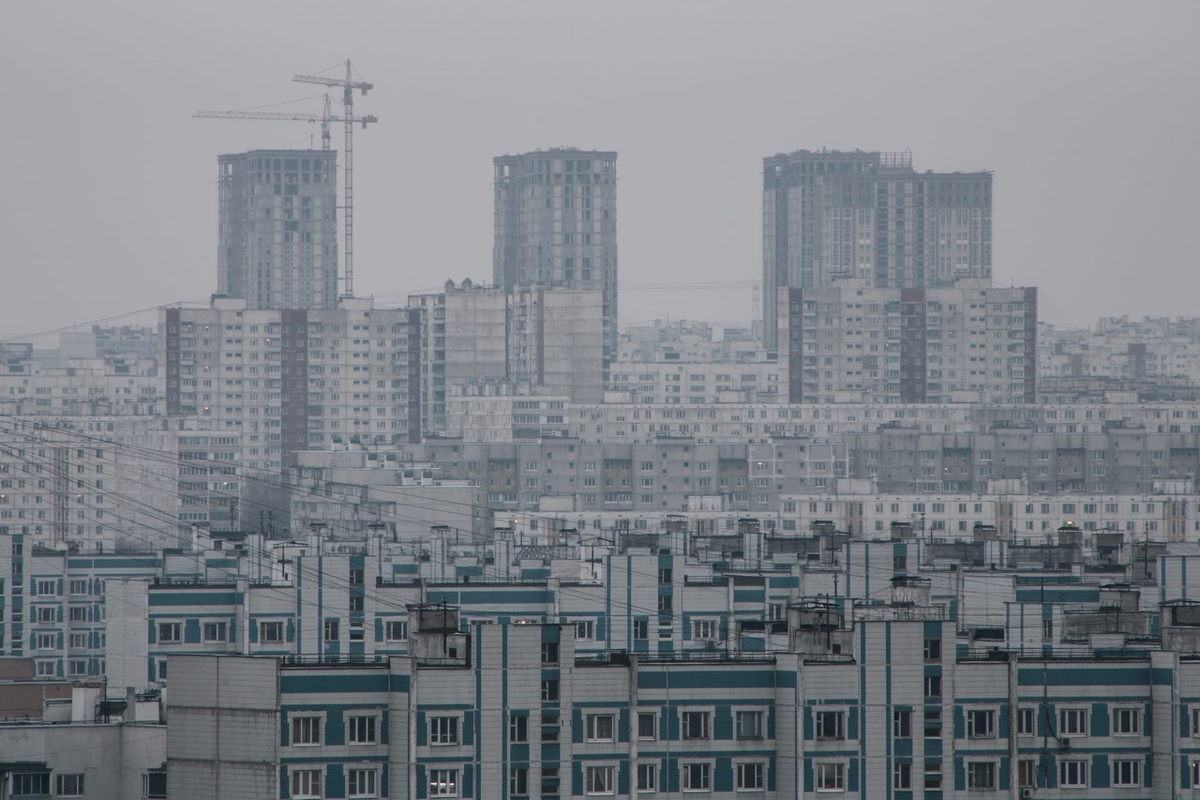 Вид на Братеево и Зябликово