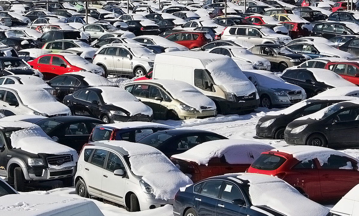 автомобили зимой