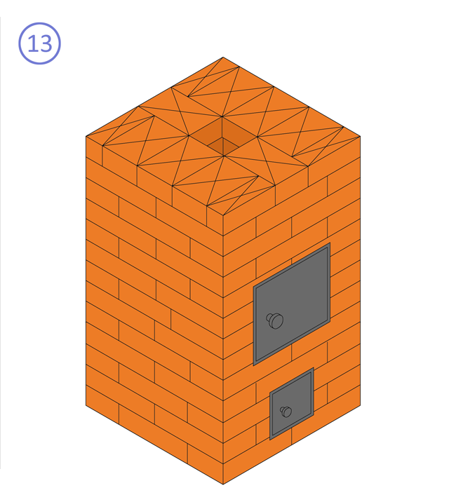Возведение печи голландки своими руками: порядовка, схема, инструкция
