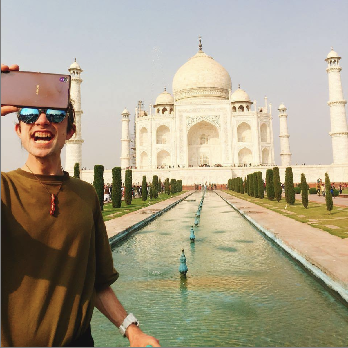 2017 год. Индия, Тадж-Махал