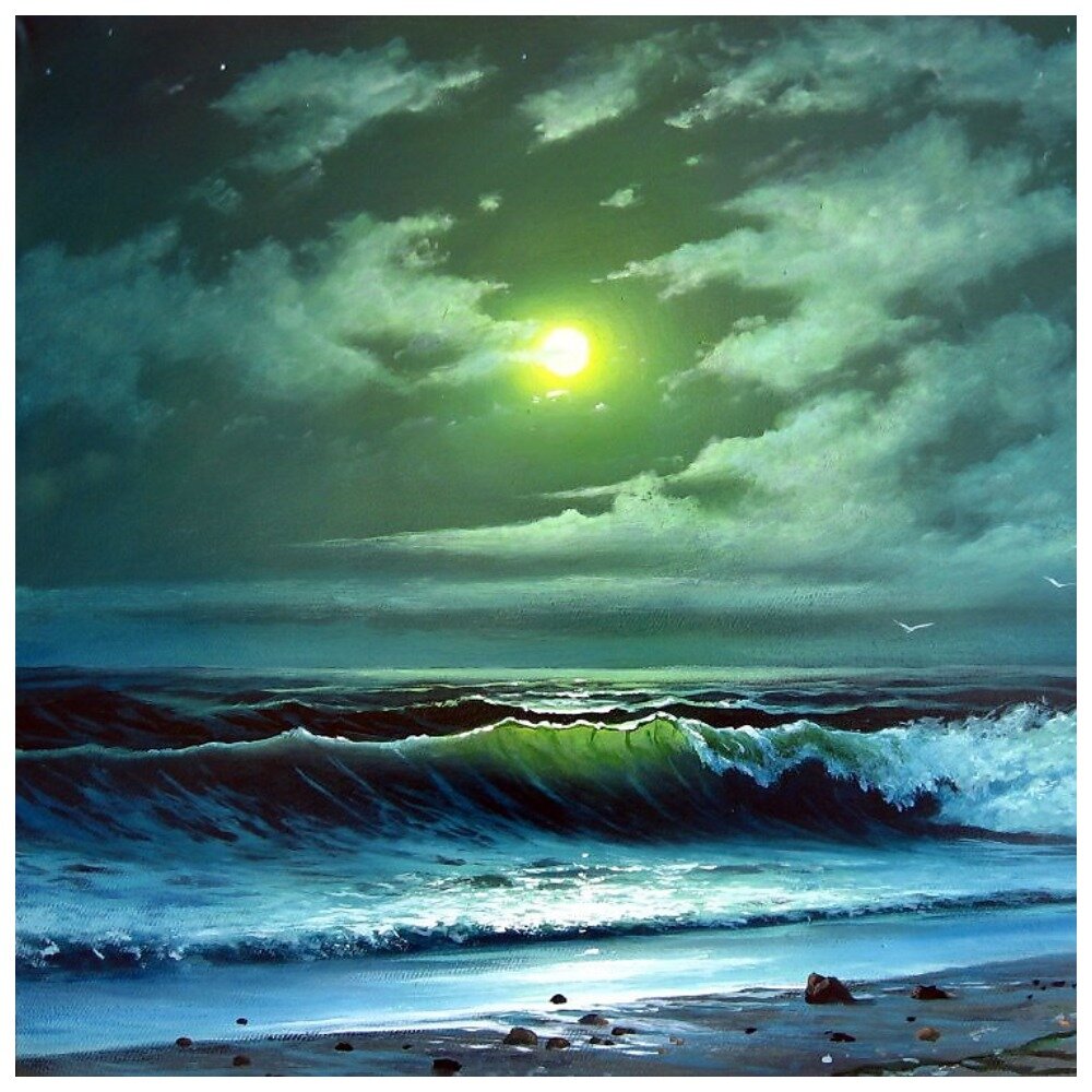 Читать ночь у берега 78 на русском. Ночное море. Ночной морской пейзаж. Ночное море картина. Пейзаж ночь.