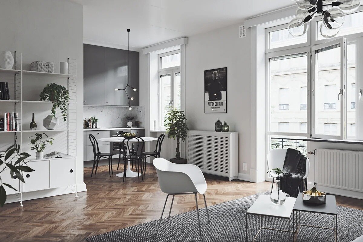 Скандинавский стиль в квартире