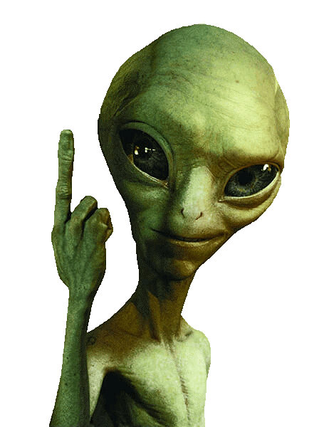 Сферический инопланетянин в вакууме