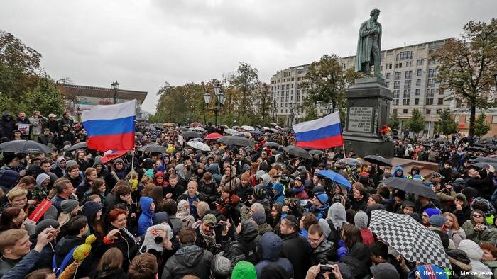 Протесты в России 