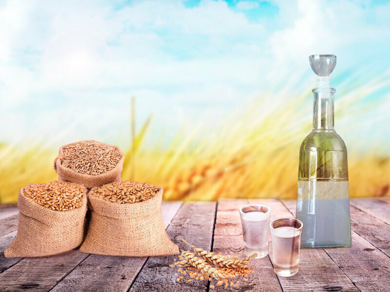 Ржаной полугар ©  коллаж от www.samogon-b12.ru